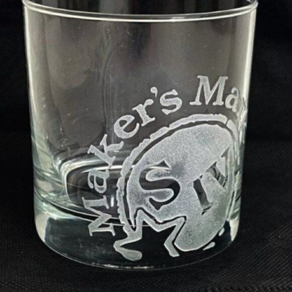 Maker’s Mark S IV engraved bourbon glass 8 ounce lowball - Picture 3 of 8